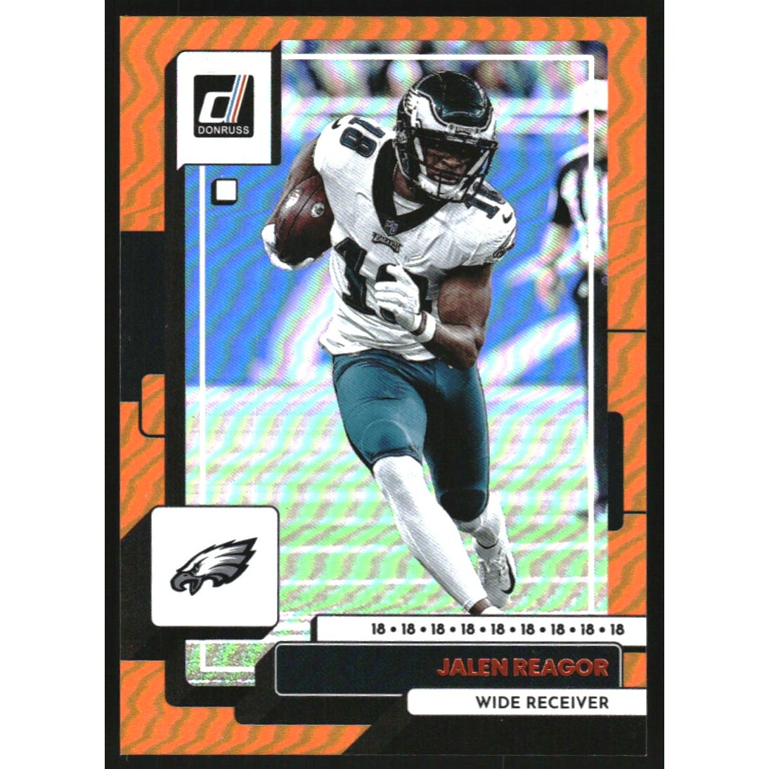 2022 Donruss Jersey Number #169 Jalen Reagor/18
