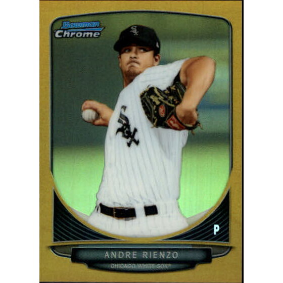 2013 Bowman Chrome Mini Gold Refractors #126 Andre Rienzo. rookie card picture