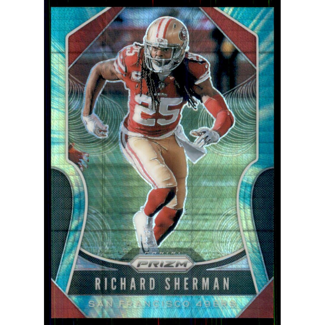 2019 Panini Prizm Prizms Hyper #255 Richard Sherman