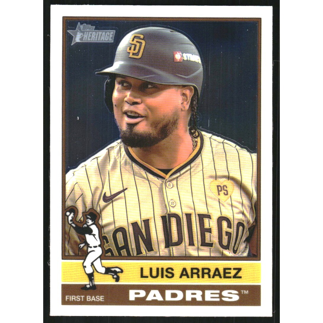 2025 Topps Heritage Chrome #39 Luis Arraez