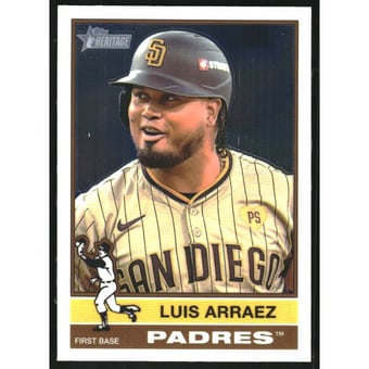 2025 Topps Heritage Chrome #39 Luis Arraez