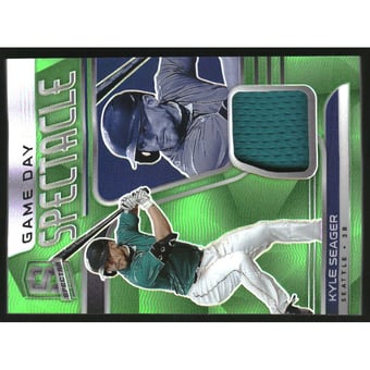 2021 Panini Spectra Game Day Spectacle Jerseys Neon Green #12 Kyle Seager