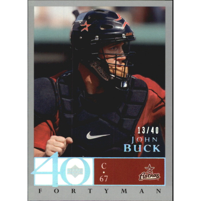 2003 Upper Deck 40-Man Rainbow #374 John Buck. rookie card picture