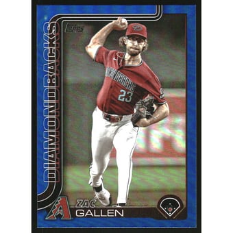 2025 Topps Blue Rainbow Foil #448 Zac Gallen