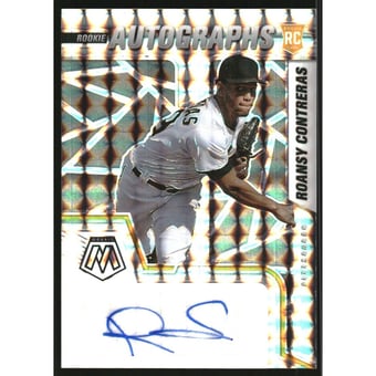 2022 Panini Mosaic Rookie Autographs Mosaic #38 Roansy Contreras