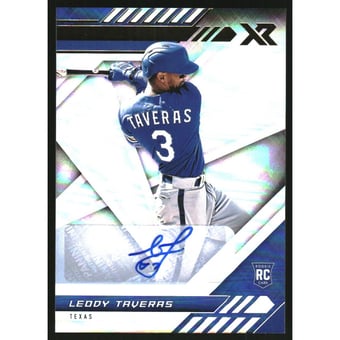 2021 Panini XR Autographs #18 Leody Taveras