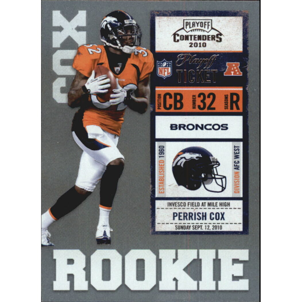 2010 Playoff Contenders Playoff Ticket #178 Perrish Cox