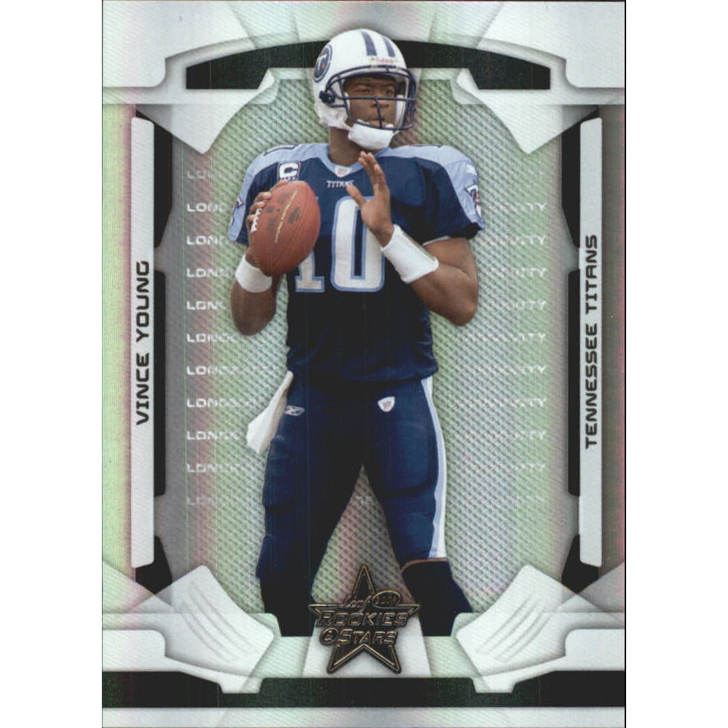 2008 Leaf Rookies and Stars Longevity Parallel Black #94 Vince Young