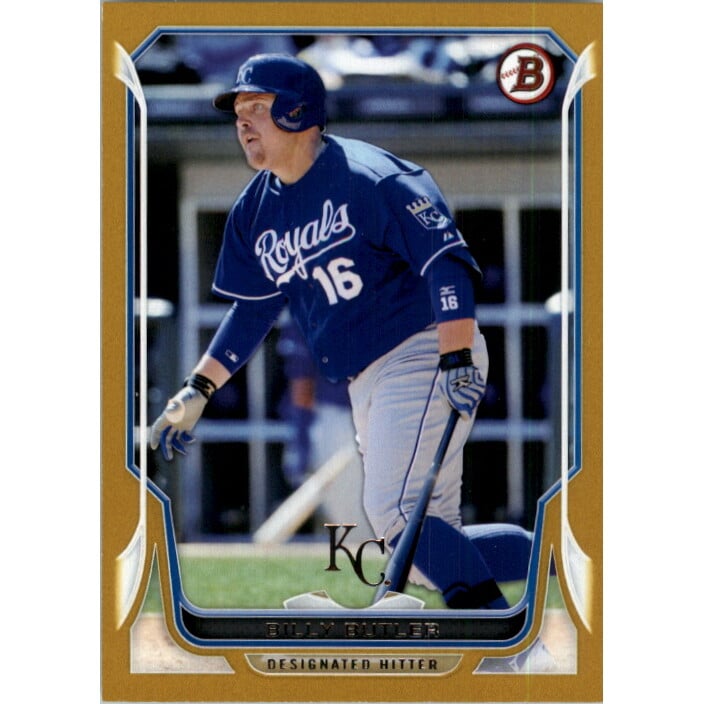 2014 Bowman Gold #116 Billy Butler. rookie card picture