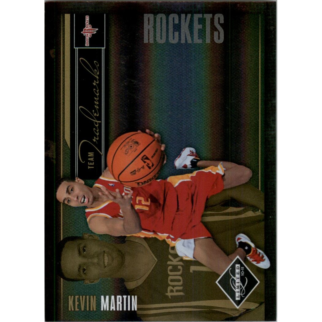 2010-11 Limited Team Trademarks Gold Spotlight #13 Kevin Martin