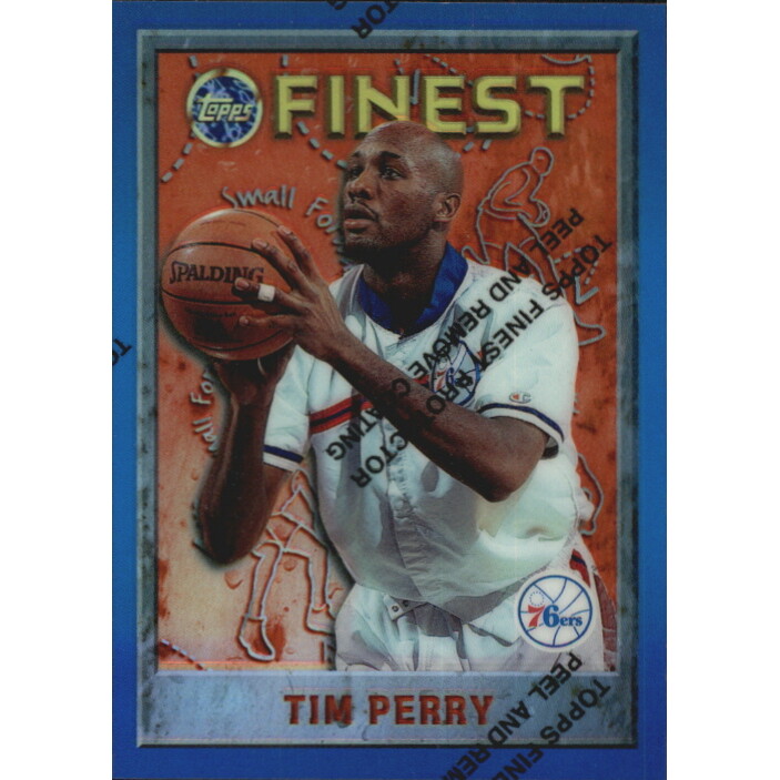 1995-96 Finest Refractors #79 Tim Perry