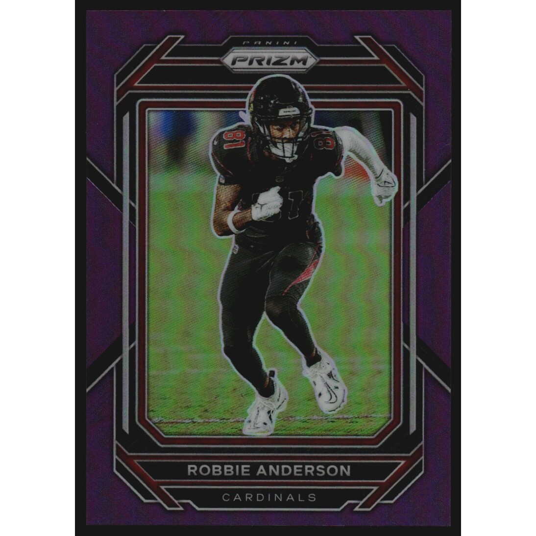 2022 Panini Prizm Prizms Purple #42 Robbie Anderson