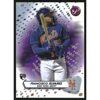 2023 Topps Pristine Purple Refractors #124 Francisco Alvarez