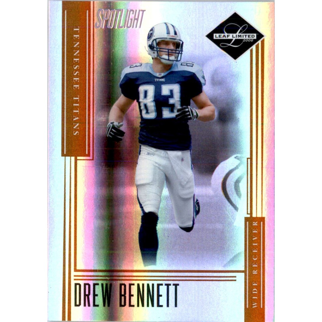 2006 Leaf Limited Bronze Spotlight #116 Drew Bennett