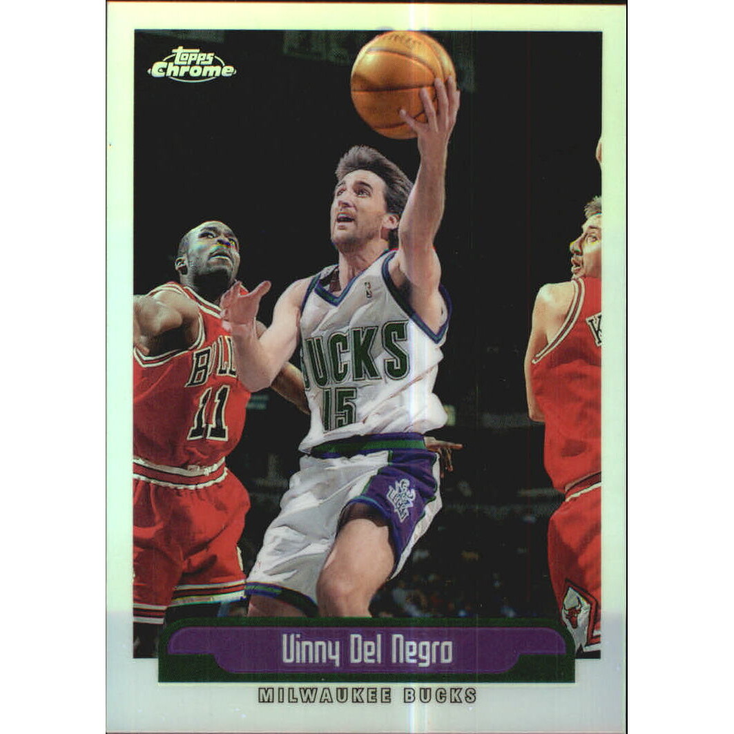1999-00 Topps Chrome Refractors #92 Vinny Del Negro