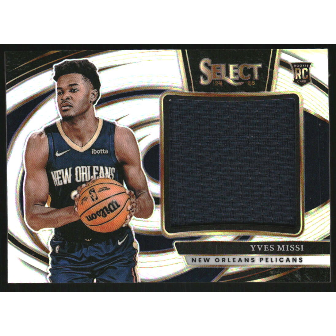 2024-25 Select Jumbo Rookie Swatches #19 Yves Missi