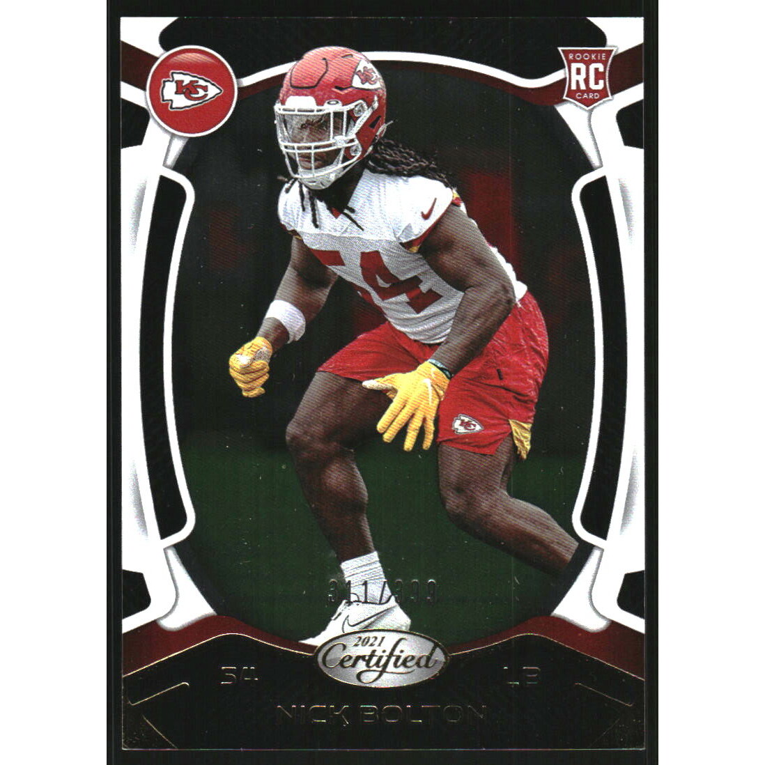 2021 Certified #163 Nick Bolton RC