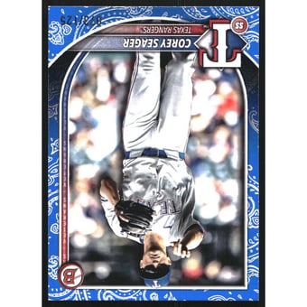 2025 Bowman Blue Pattern #38 Corey Seager