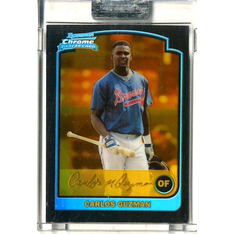 2003 Bowman Chrome Gold Refractors #226 Carlos Guzman