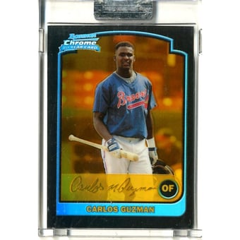 2003 Bowman Chrome Gold Refractors #226 Carlos Guzman