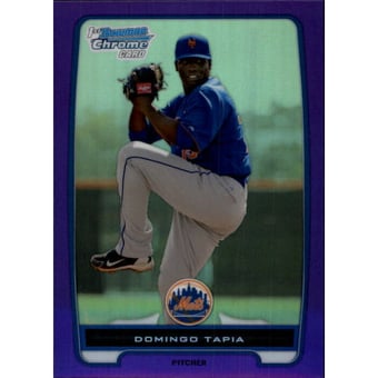 2012 Bowman Chrome Prospects Purple Refractors #BCP211 Domingo Tapia