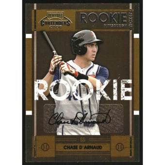 2008 Playoff Contenders #65 Chase D'Arnaud AU/304 *