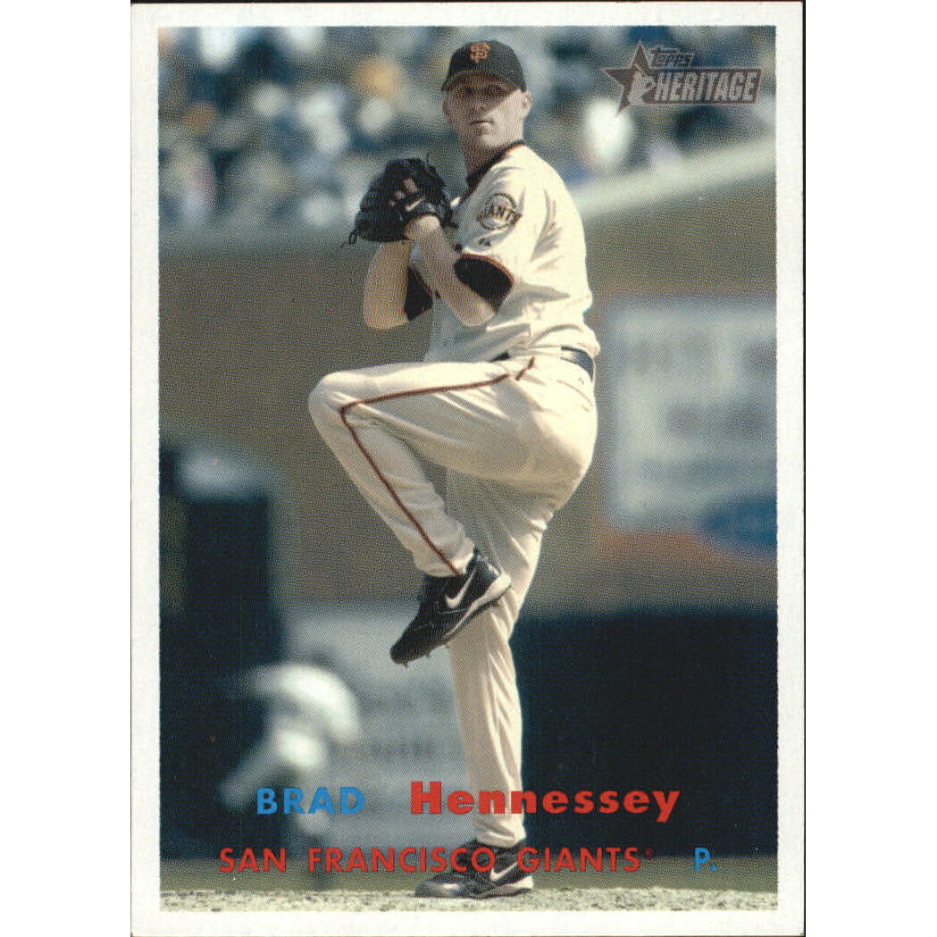 2006 Topps Heritage #290 Brad Hennessey SP