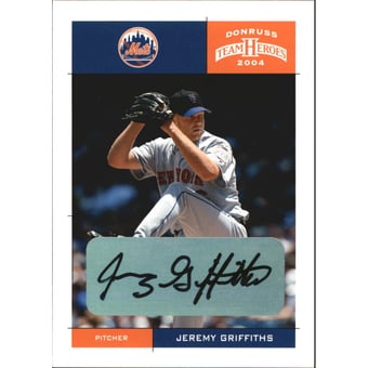 2004 Donruss Team Heroes Autographs #270 Jeremy Griffiths