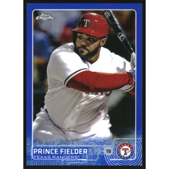 2015 Topps Chrome Blue Refractors #12 Prince Fielder