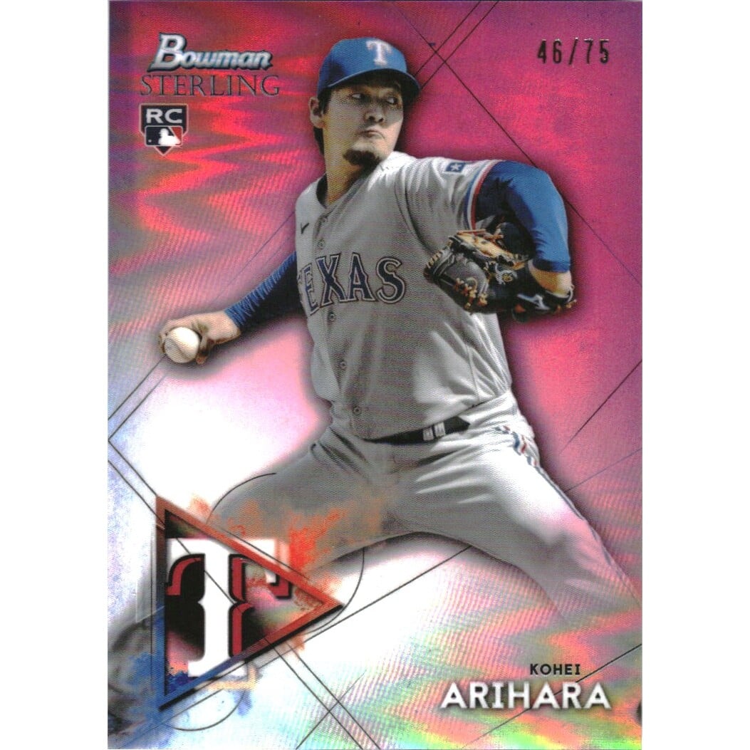 2021 Bowman Sterling Rookies Magenta Refractors #BSR76 Kohei Arihara. rookie card picture