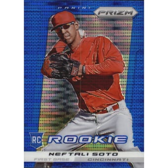 2013 Panini Prizm Prizms Blue Pulsar #270 Neftali Soto