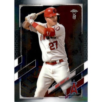 2021 Topps Chrome Ben Baller #27 Mike Trout