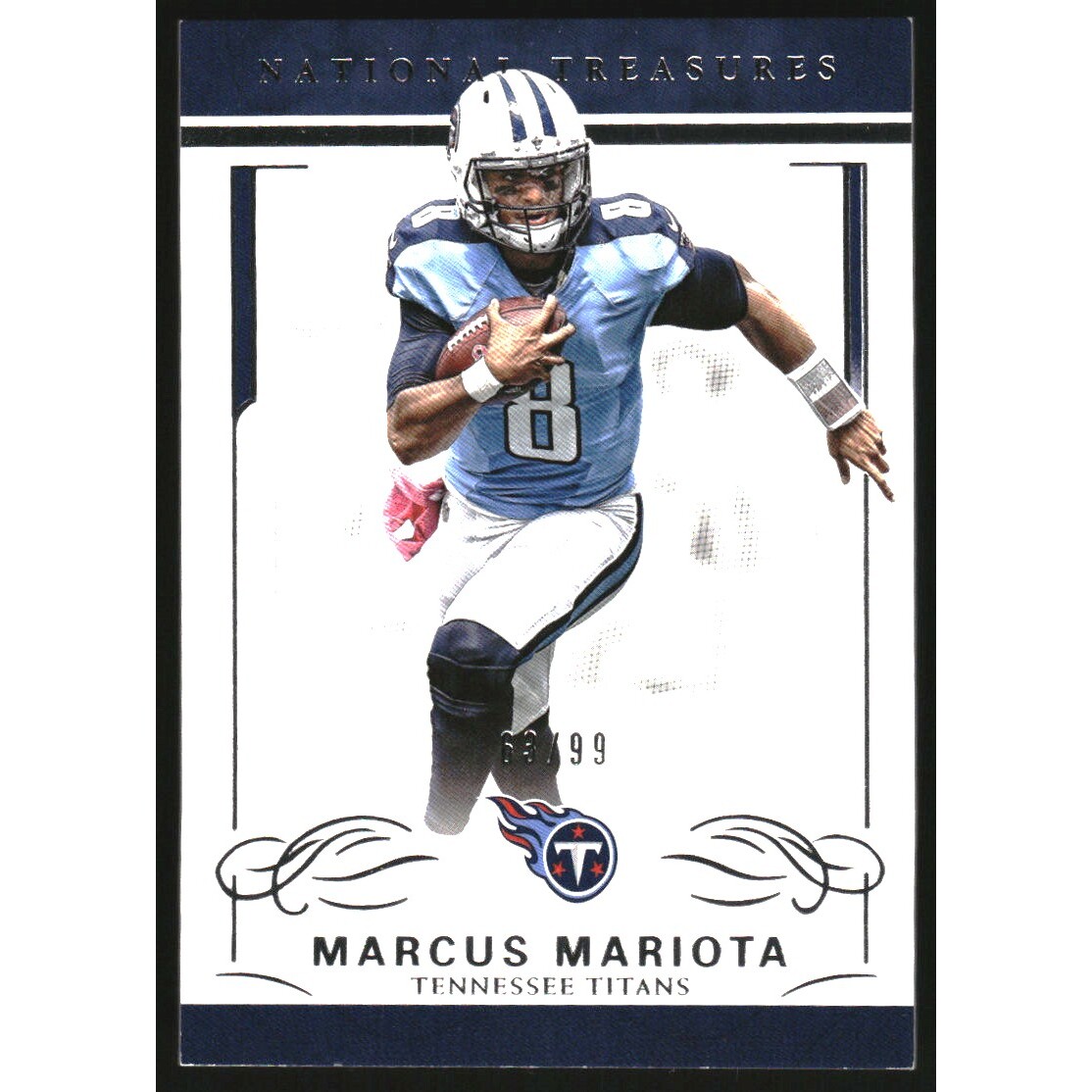 2016 Panini National Treasures #95 Marcus Mariota 2016 Panini National Treasures #95 Marcus Mariota