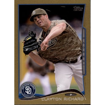 2014 Topps Mini Gold #186 Clayton Richard