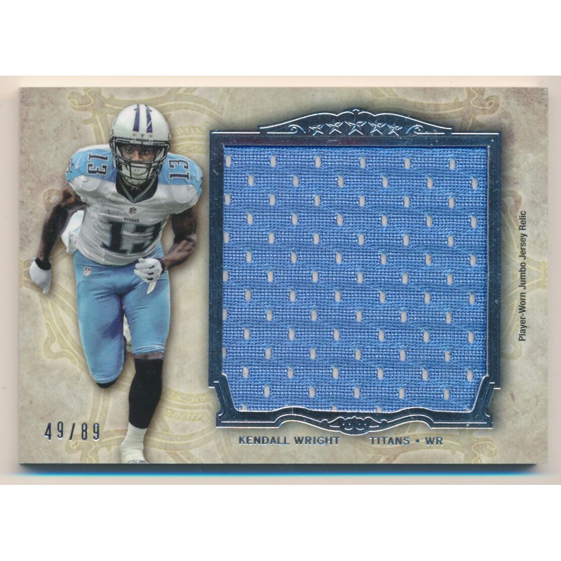 2012 Topps Five Star Jumbo Jerseys #FSJJRKW Kendall Wright