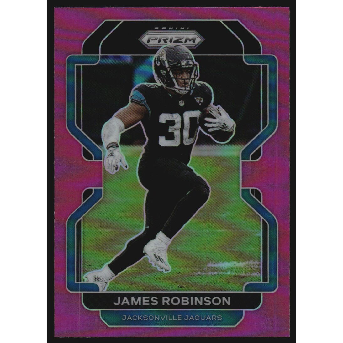 2021 Panini Prizm Prizms Pink #14 James Robinson