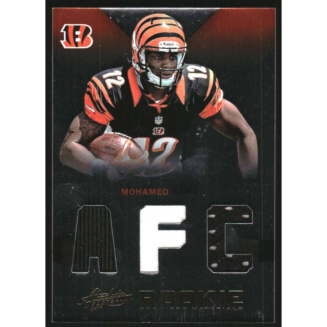 2012 Absolute Rookie Premiere Materials AFC/NFC #223 Mohamed Sanu