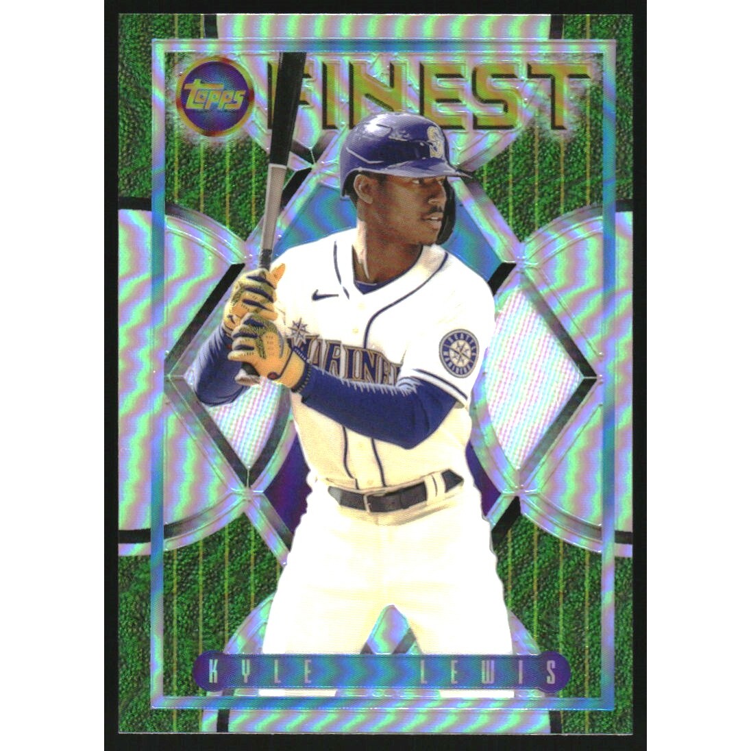 2022 Finest Flashbacks Refractors #25 Kyle Lewis