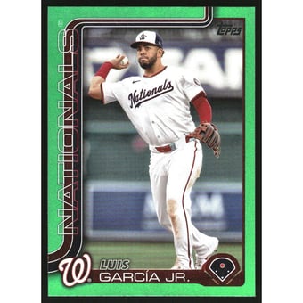 2025 Topps Green Rainbow Foil #9 Luis Garcia Jr.