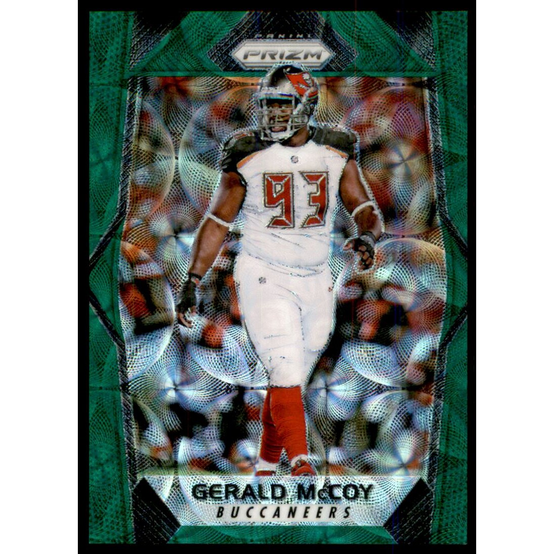 2017 Panini Prizm Prizms Green Scope #39 Gerald McCoy