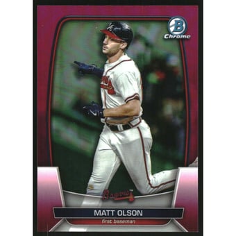 2023 Bowman Chrome Fuchsia Refractors #84 Matt Olson