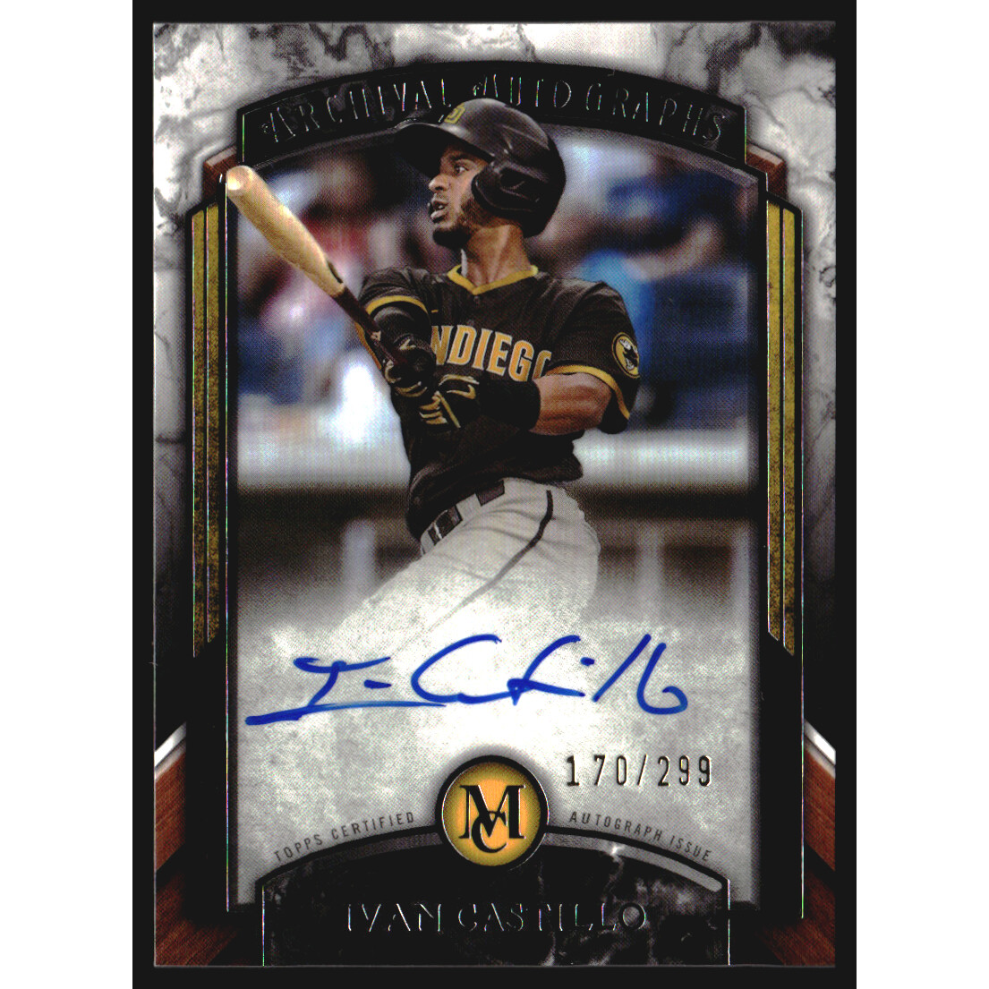 2022 Topps Museum Collection Archival Autographs #AAIC Ivan Castillo/299. rookie card picture