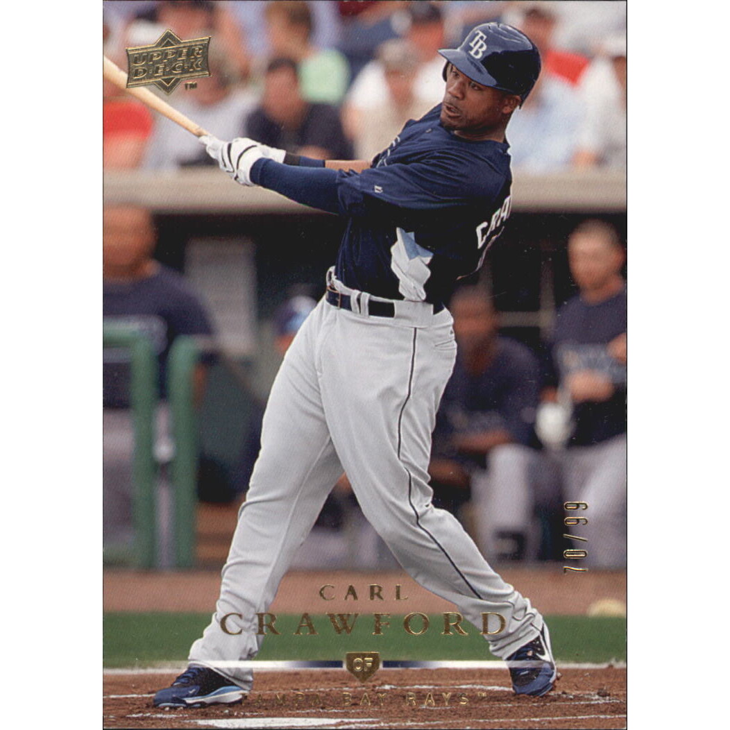 2008 Upper Deck Gold #664 Carl Crawford