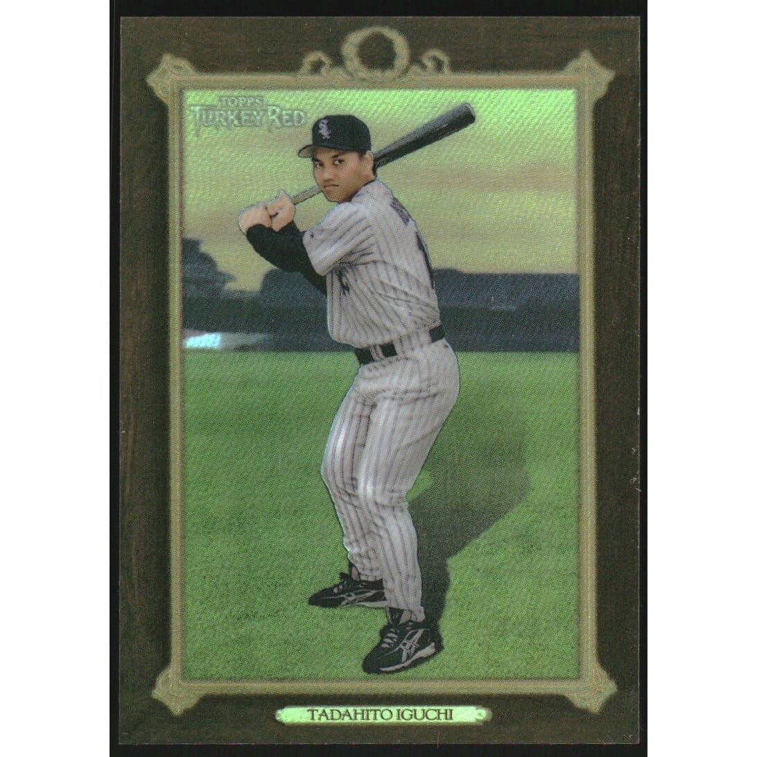 2007 Topps Turkey Red Chrome Black Refractors #36 Tadahito Iguchi. rookie card picture