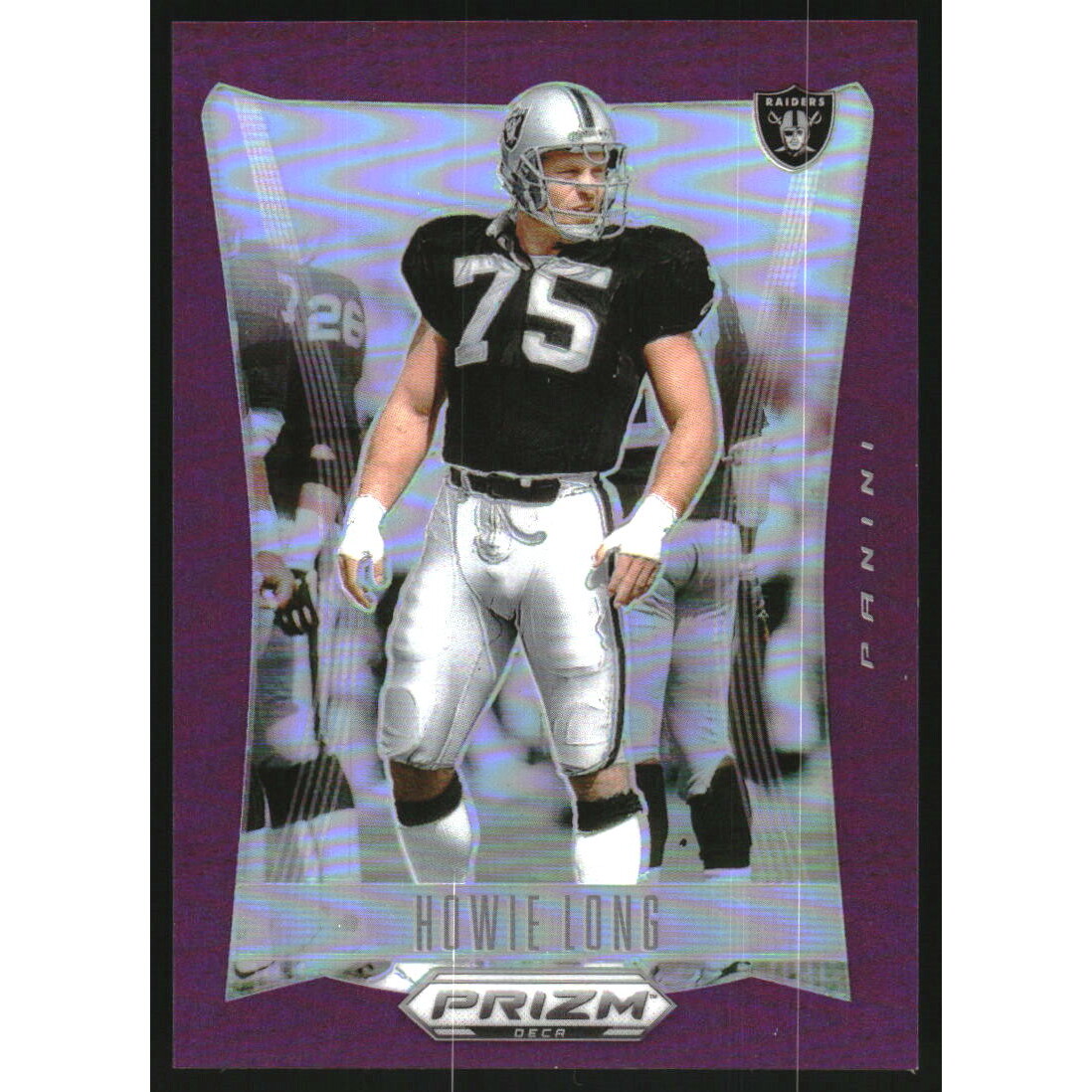 2024 Panini Prizm Deca Prizms Purple #174 Howie Long. rookie card picture