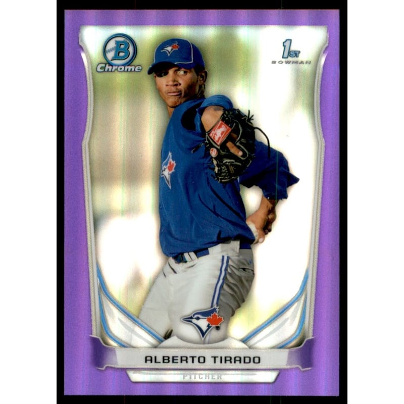 2014 Bowman Chrome Prospects Series 2 Purple Refractors #BCP8 Alberto Tirado