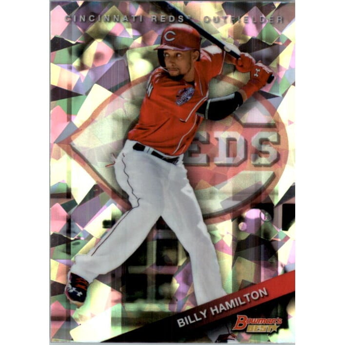 2015 Bowman's Best Atomic Refractors #95 Billy Hamilton. rookie card picture