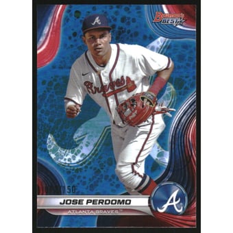 2024 Bowman's Best Top Prospects Blue Refractors #TP1 Jose Perdomo