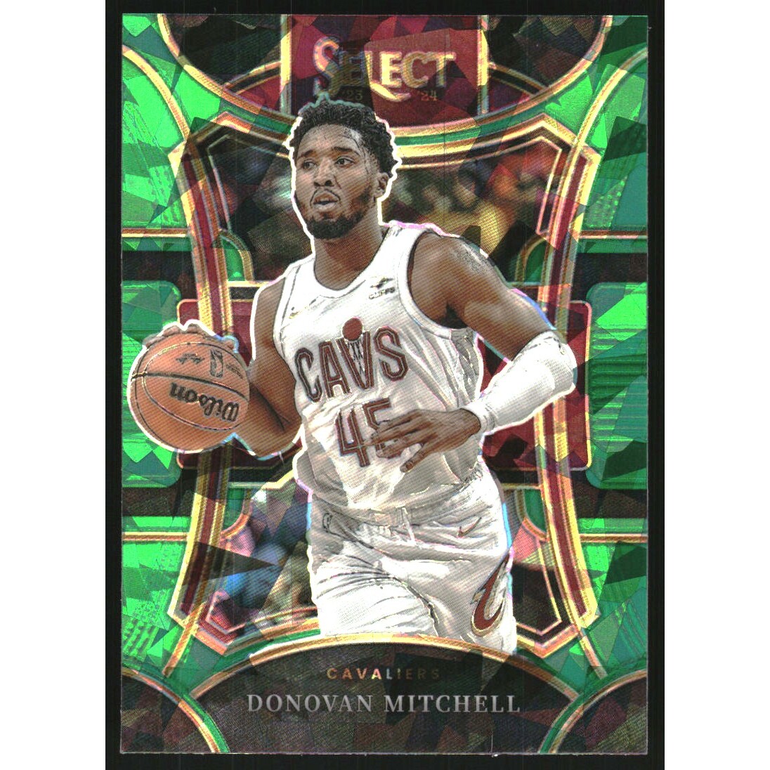 2023-24 Select Prizms Green Ice #363 Donovan Mitchell 2023-24 Select Prizms Green Ice #363 Donovan Mitchell