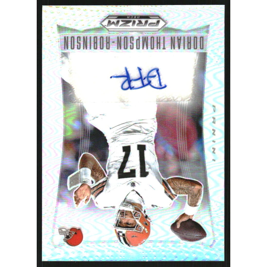 2024 Panini Prizm Deca Signatures Prizms Silver #44 Dorian Thompson-Robinson. rookie card picture